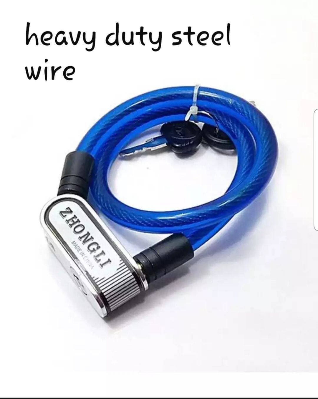 Zhongli Heavy Duty Wire Lock For Bikes And Bicycles Wirelock