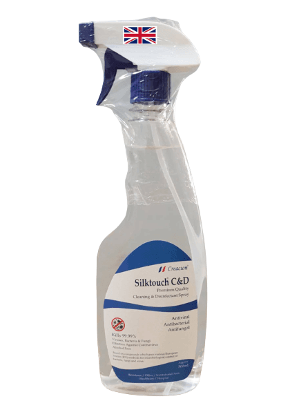 Silktouch Disinfectant Antibacterial Antiviral Spray Bottle - 500ML