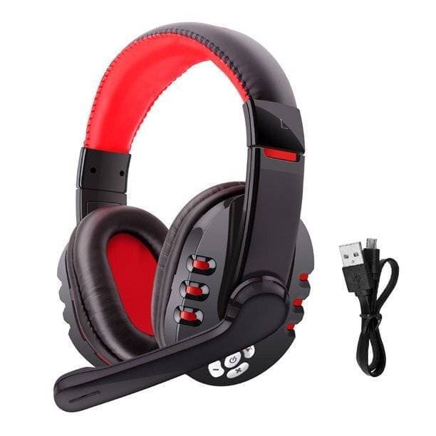 RGB A68 Gaming Headphone Wired - Red
