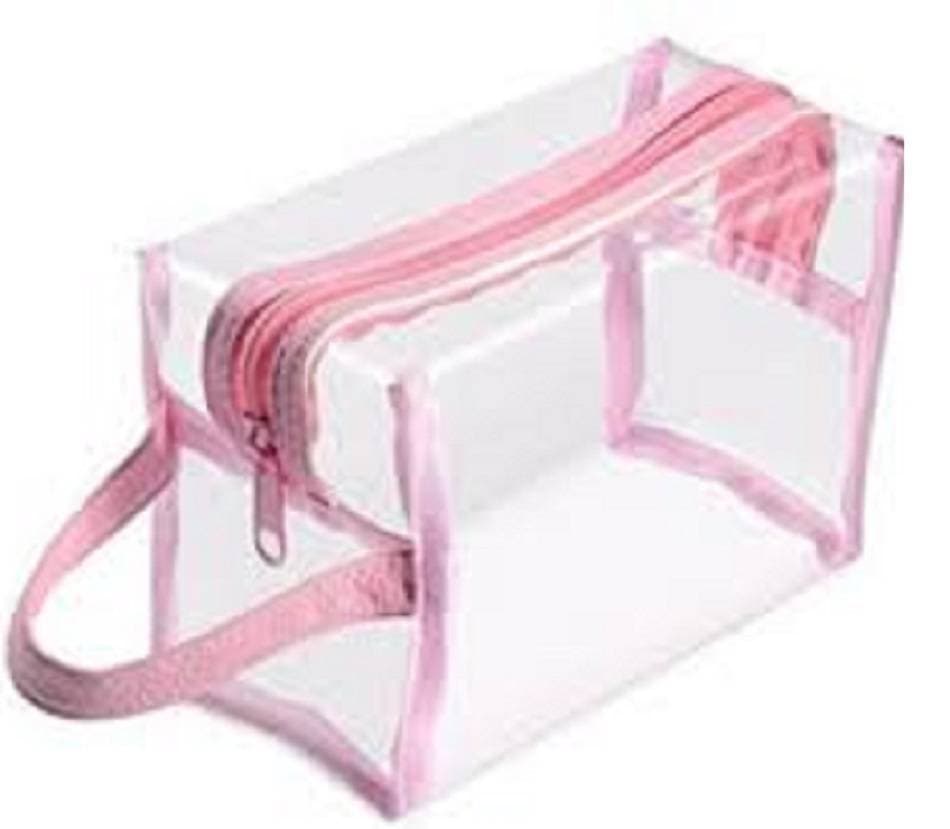 Cosmetic Bag Organizer Makeup Storage Jewelry Vanity Box (Transparent)