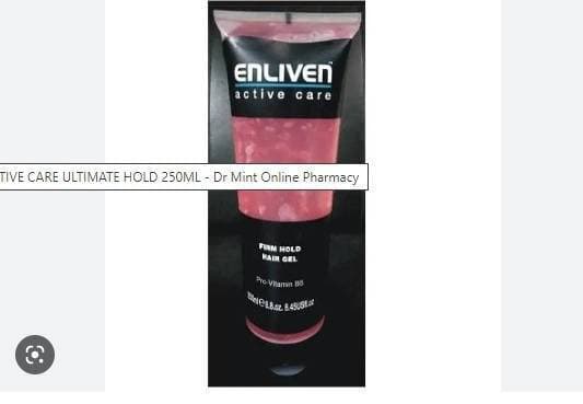 Enliven Active Care Ultimate Hold Hair Gel 250 Ml