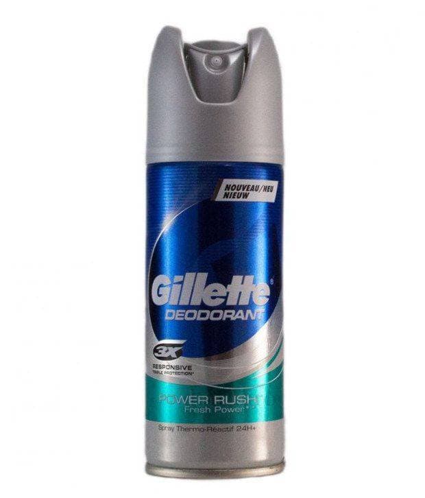 Gillette Antiperspirant Spray Power Rush 150 Ml