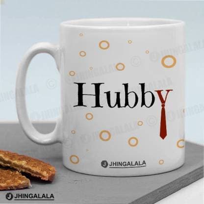 Amazing Hubby Printed Customized Coffee Mug - 1 Piece