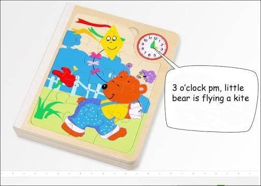 3D Wooden Story Puzzle Book - 6 Stories