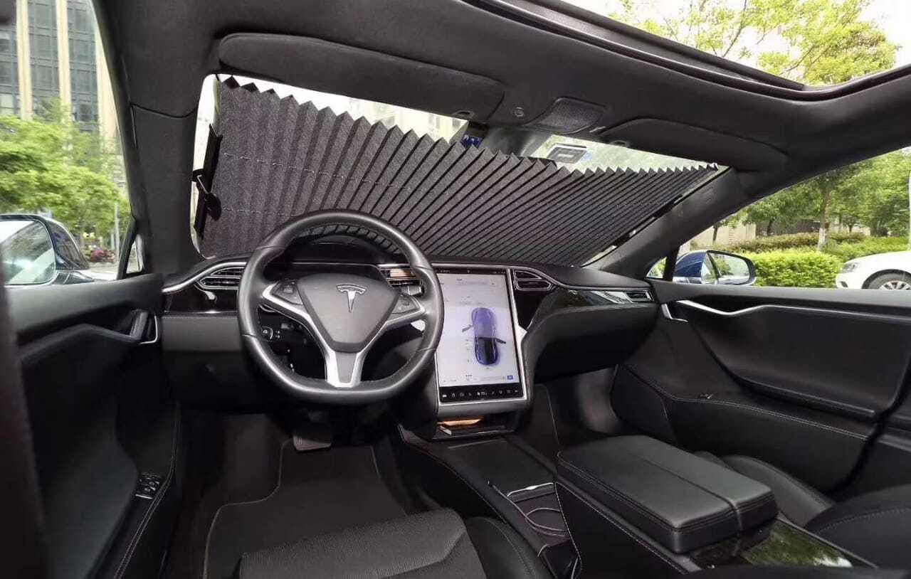 Auto Universal Car Retractable Windshield Sun Shade For Car 45cm