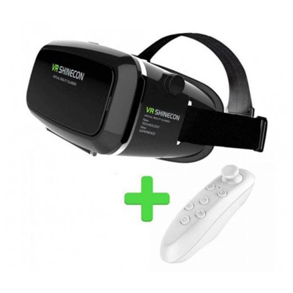 Virtual Reality Shinecon 3d Glass With Bluetooth Remote Controller