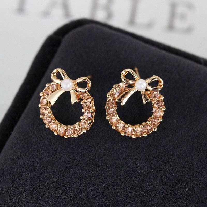 Summer New Korean Pearl Earrings Female