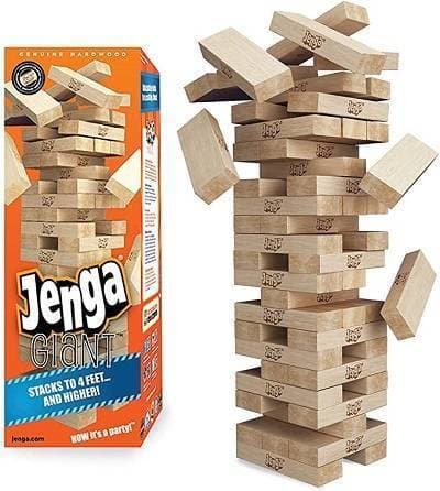 Classic Jenga Wooden Stacking Tower Board Game for Kids
