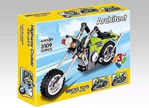 Decool 3109 Architect Series Building Block Toys for Kids - Pack of 129 PCS