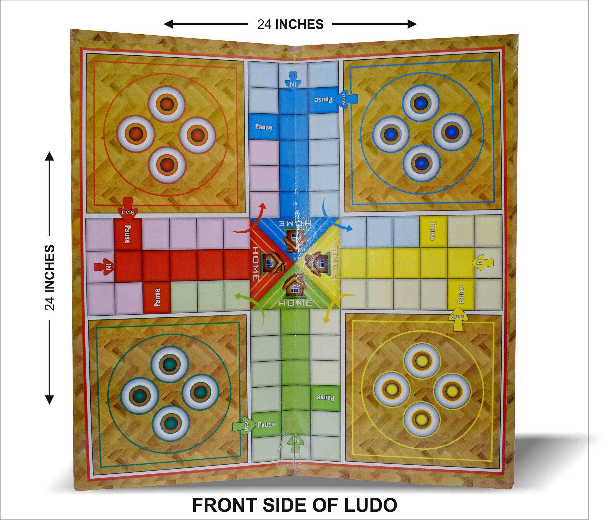 Ludo Lasani Board Game - 24 X 24 Inches
