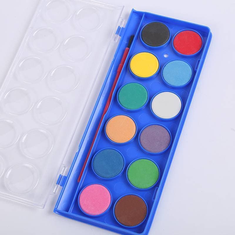 12 Water Color Solid Set
