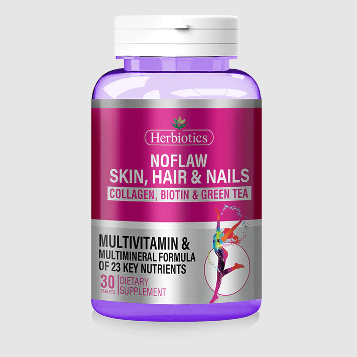 Noflaw Skin, Hair And Nails Collagen,Biotin And Green Tea