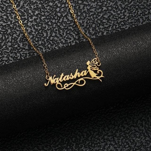 Angel Customized Name Necklace Pendant MCN-102