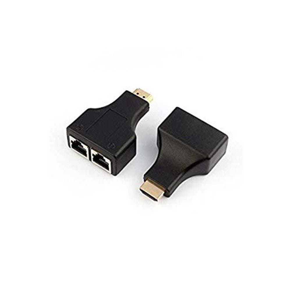 HDMI To Range Extender 30M Dual Port RJ45 Network Cable Over By Cat 6e